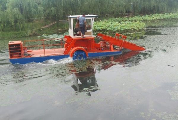 水草のための小さな操作が簡単な湖の雑草除去機