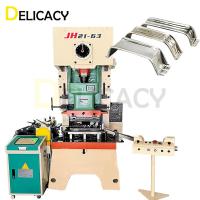 Boîte de conserve automatique faisant la ligne de fabrication de poignée supérieure rectangulaire de la machine 4L