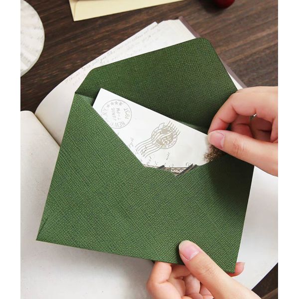 Retro 250gsm Linen Texture Gift Card Envelopes A2 Invitation Envelopes