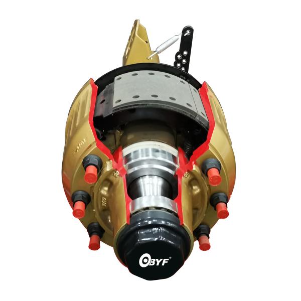 BPW Truck 16T Square Beam Trailer запасная часть Воздушная подвеска Передняя задняя ось для полуприцепа