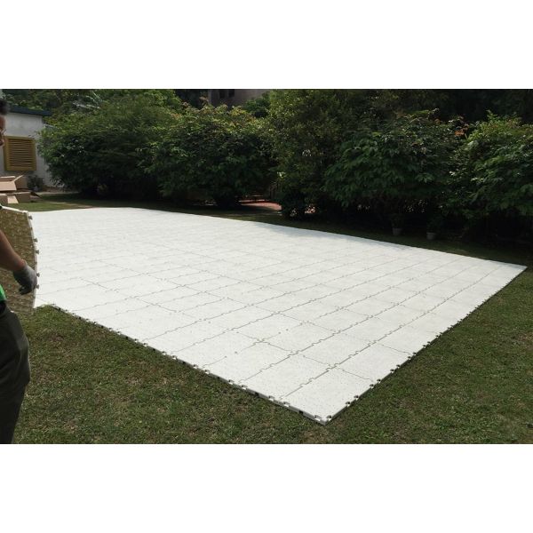 Heavy Duty 60 Tons/sqm Load Capacity Anti-slip Portable Event Flooring with 5 Years Warranty for Turf Protection and Tent Flooring