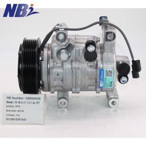 New 10SE11C 6PK 12 Volts AC Compressor for Honda Fit 1.5L 2015-2018 Without Pipe Cap 388105R7A01 388105R7A02