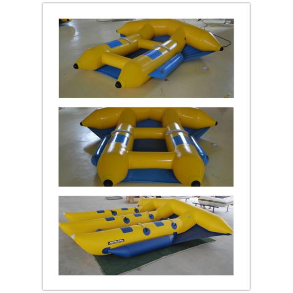 Summer Water Park Games Waterproof Inflatable Flying Fish Towable , CE