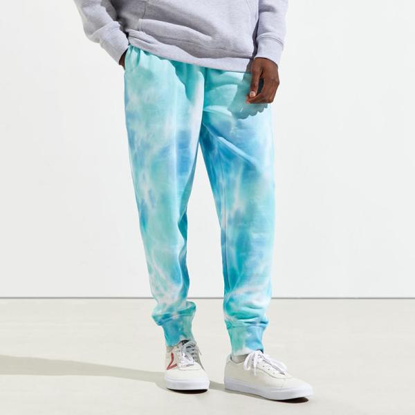 Custom Tie Die Joggers Men Fitness Sportswear Slim Fit Gym Sweatpants