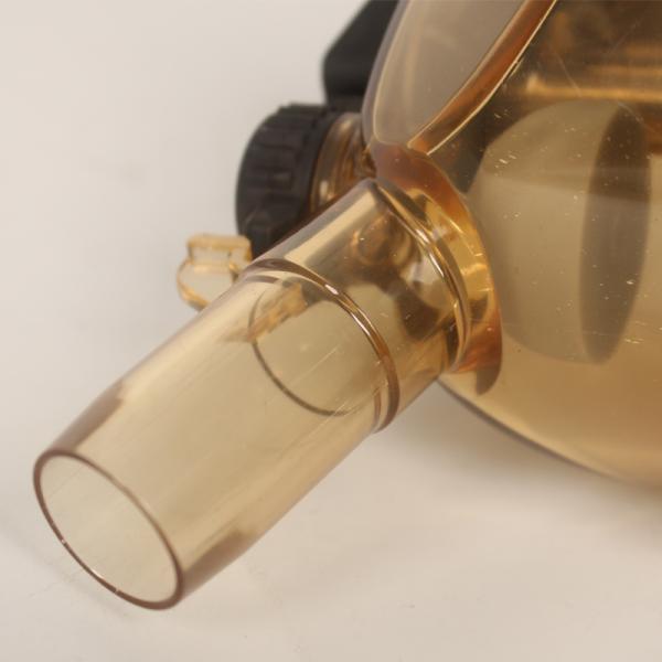 300cc PC Milk Claw With Shut-off Valve And SS Claw Base Liner Outlet Dia 13.5mm Claw Cap PC Durable