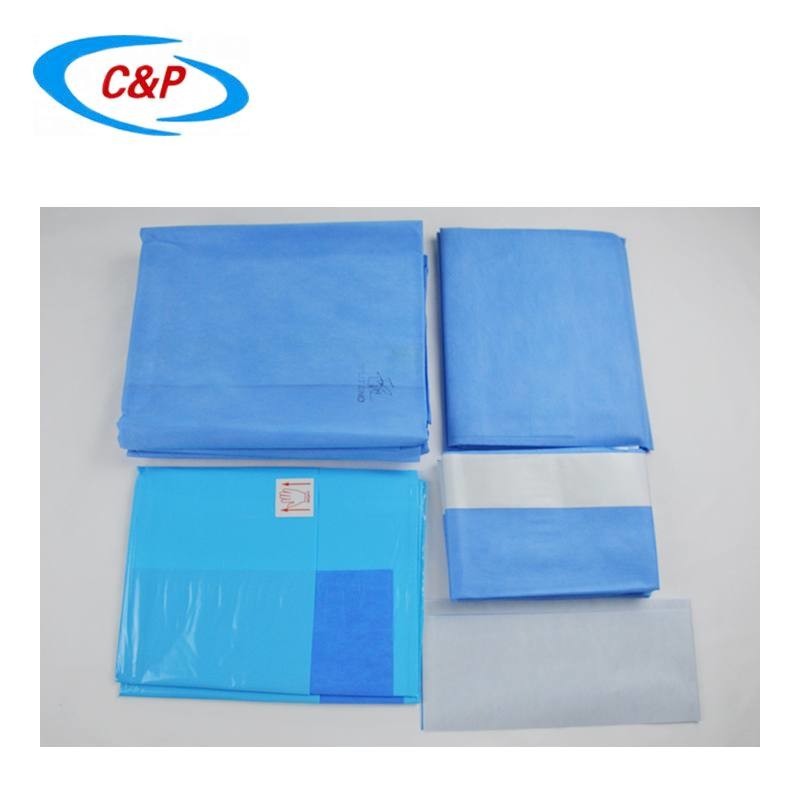 Хирургические протезные задрапировывают Nonwoven Spunlace полотенца пакета Fenestrated