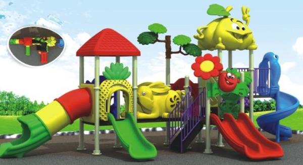 beautiful daycare outdoor equipment plastic outdoor playground equipment