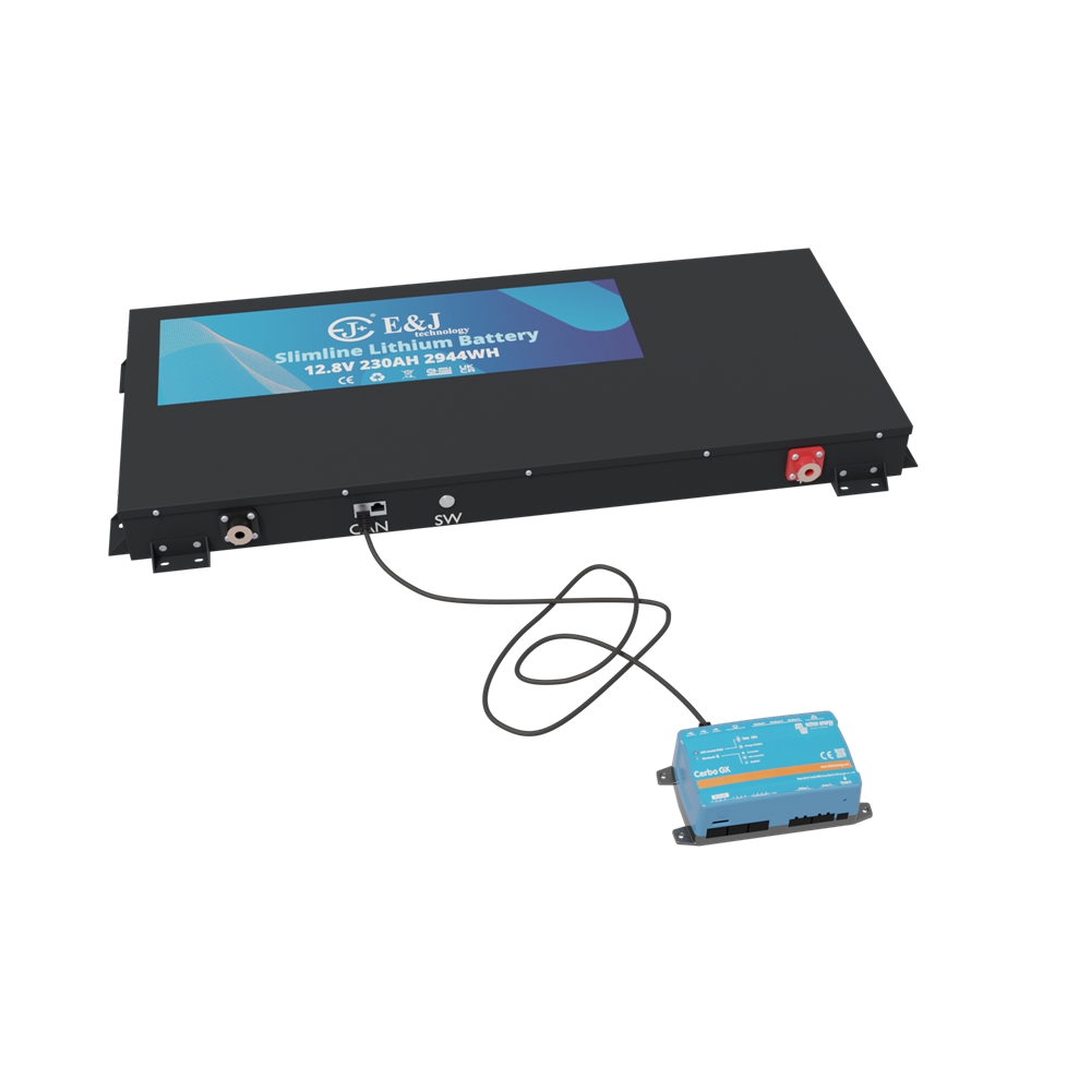 12.8V 230Ah Ultra Slimline Lithium Ion Battery Pack Deep Cycle BMS Integrated For Camper Van