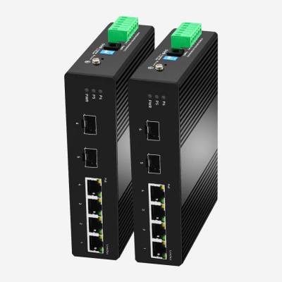 O ponto de entrada industrial esperto fácil do gigabit comuta STP RSTP 4 que o ponto de entrada portuário comuta 2 portos de SFP