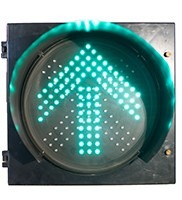 PC/Die Cast Aluminium 300mm série feux de circulation Feuille et feux de circulation croisés