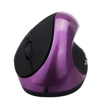 Customized Logo Vertical Wireless Mouse 800 / 1200 / 1600 DPI Adjustable