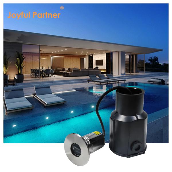 RGBW4in1 LED Waterproof Swimming Pool Lights Mini Size DIA68MM Warm White 3000K With Back Box