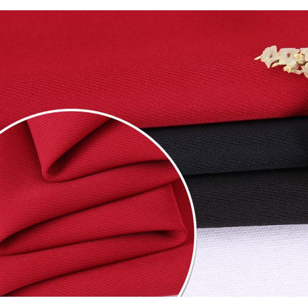 Shaoxing Custom 40S 50S 60S NR Roma 92% Polyester 8% Spandex 220GSM 4 Way Knitted Zurich Fabric for Sports Wear