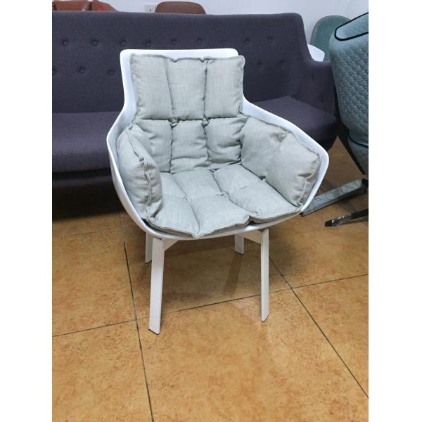 Modern latest fiberglass Leisure Bar Husk Dining Chair office Arm Chair