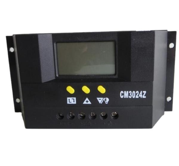 30A 12V 24V CM3024Z PWM Solar cell panel battery Charge Controller Regulators LCD Display
