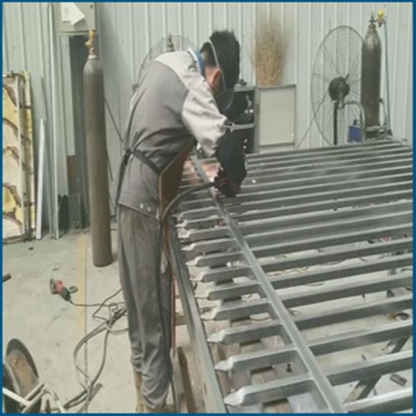 POWDER coated tubular fence panels Hercules Security Fence panels