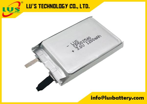 CP502540 Li-MnO2 soft pack battery 1200mah CP Lithium maganese battery CP502537 CP502540
