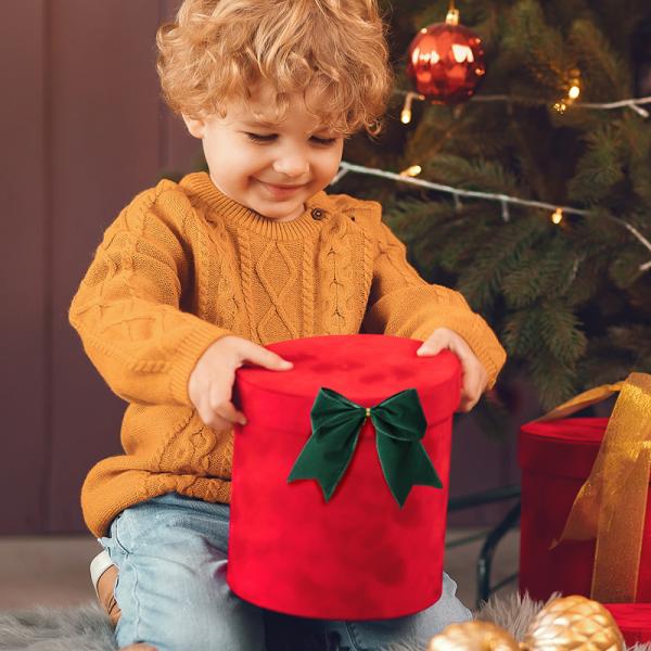 Cinturón de poliéster rojo blanco dorado para regalos personalizados y decoraciones elegantes para fiestas