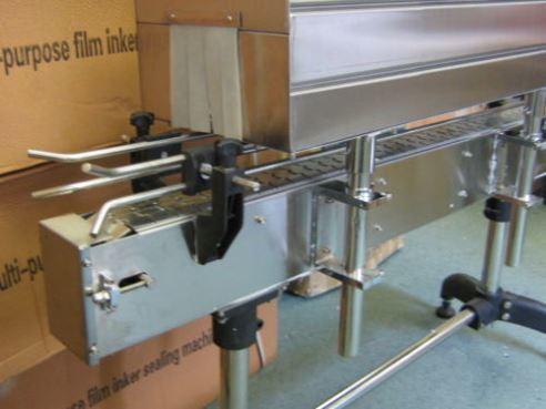 Semi Automatic Bottle Cap Plastic Film Shrink Wrap Machine