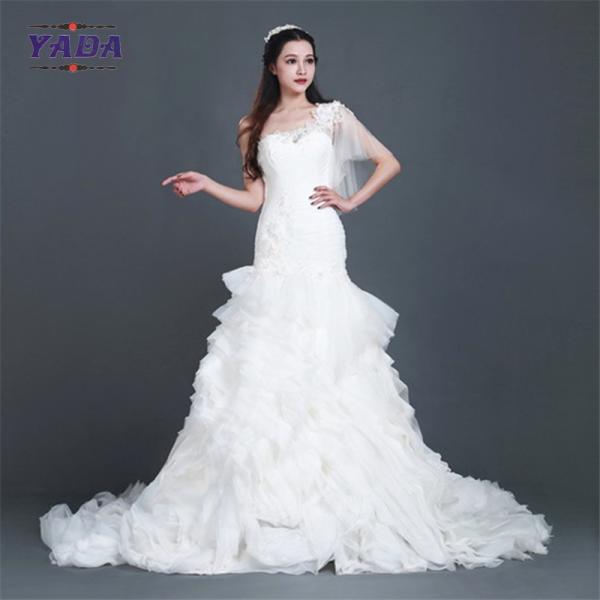 Новейший стиль кружева и вышивка из бусины плюс размер королевское тюльское платье пакистанские свадебные платья