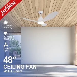 48-Inch ABS Blades Ceiling Fan with DC Motor and LED Light Remote Control