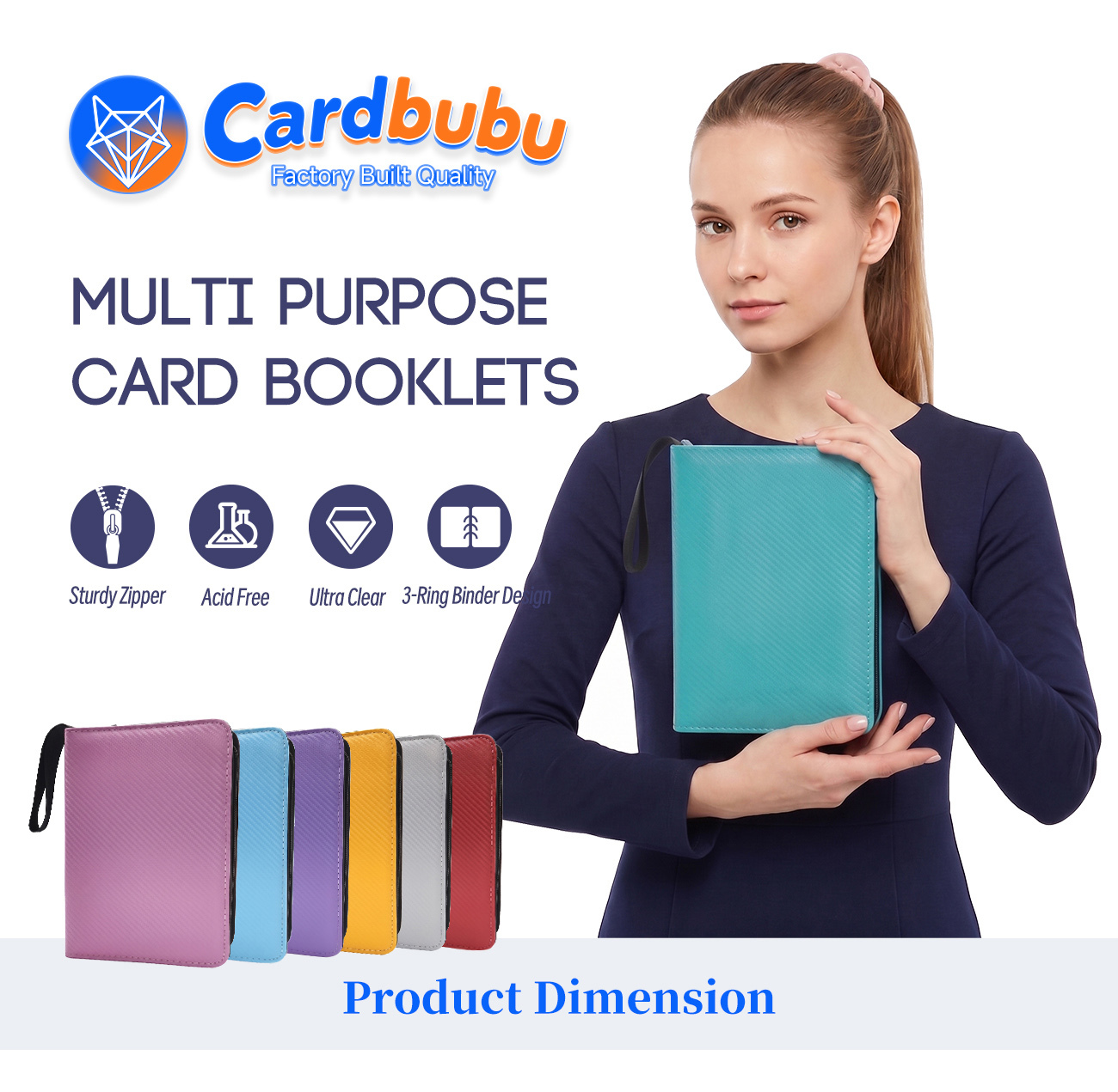 Sports Cards Pokemon Card Holder Binder Waterproof PU Leather Pokemon Card Album