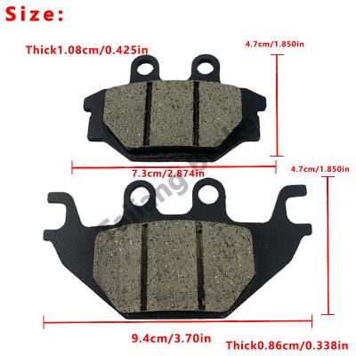 Pulsar 180/135 Copper Based Friction Brake Pads for Strong Stopping Power