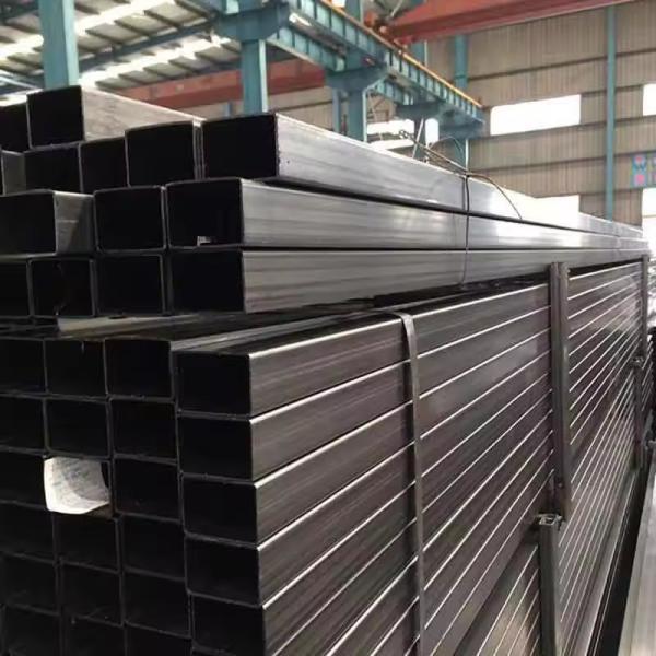 Seamless Pipe Section 75x35 Carbon Steel Square Tubes Bending with Hot Rolling Processing Service