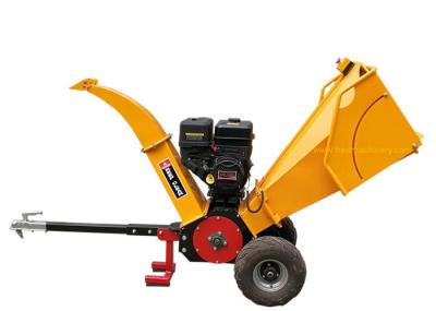 2 Cutting Knives Gasoline Wood Chipper Branch Shredder Adjustable Discharge Chute