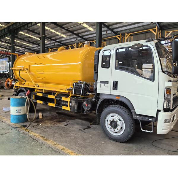 NEW Sinotruk HOWO 10cbm Septic Fecal Suction Tank Vacuum Tanker Truck Price