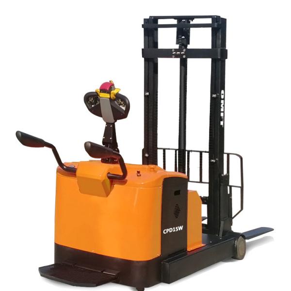 1412mm Wheelbase 1.5 Ton Full Electric Counter-Balanced Pallet Stacker and