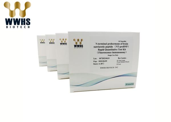 Diagnostic Rapid Blood Test Kits NT-ProBNP High Sensitivity In Whole Blood Plasma And Serum