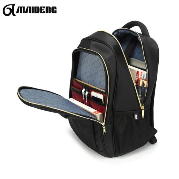 Multi - Functional Metal Zipper Backpack For School , Travel , Sports