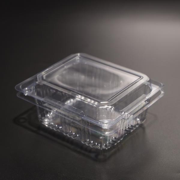 Contenedores de plástico PET para armazenamento de alimentos com tampa à prova de vazamento