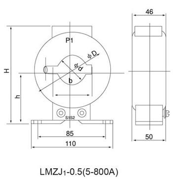 transformadores atuais do contator da C.C. 0.5KV/3KV, dispositivos de proteção exatos da baixa tensão
