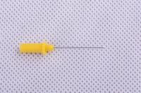 Elétrodos descartáveis esterilizados amarelo da agulha do EMG com material plástico