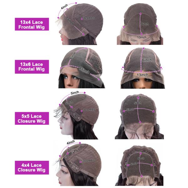 100% Human Hair Lace Front Wig Manufacture Fashion Lace Wig Type