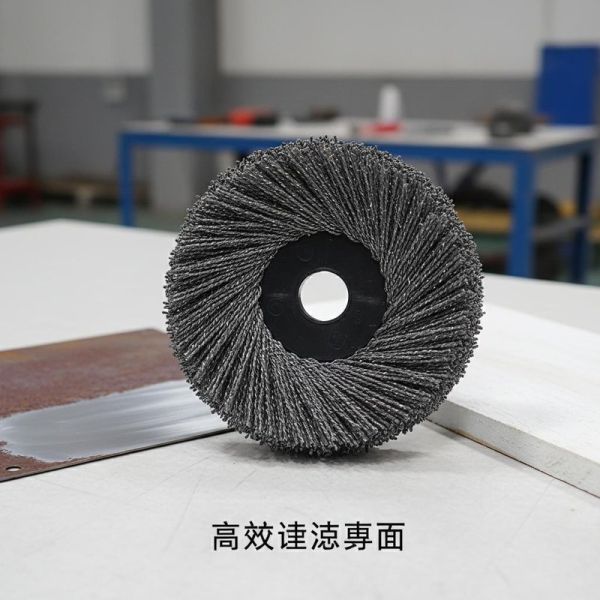 20cm Base Size Abrasive Nylon Wheel Brush Convoluted Efficiently Cleans and Prepares Surfaces Prior to Welding or Painting