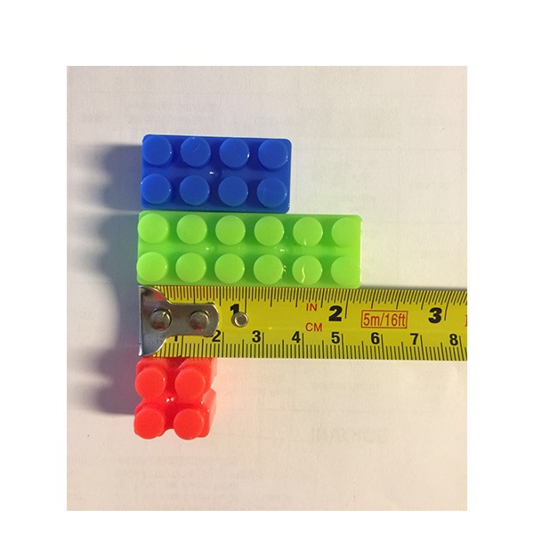 79Pcs Plastic Kids Building Blocks Educational Toys In Teddy Bear Storage Bottle