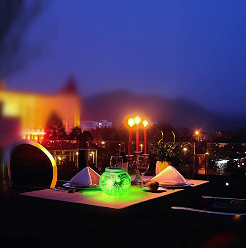 IP65 2V Glass Ball Decorative Solar Garden Lights