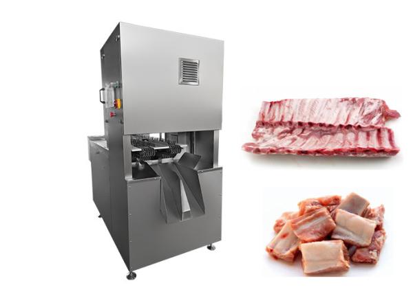 User-Friendly And Heavy Duty Commercial Meat Band Saw Machine To Cut Frozen Ribs Into Cube