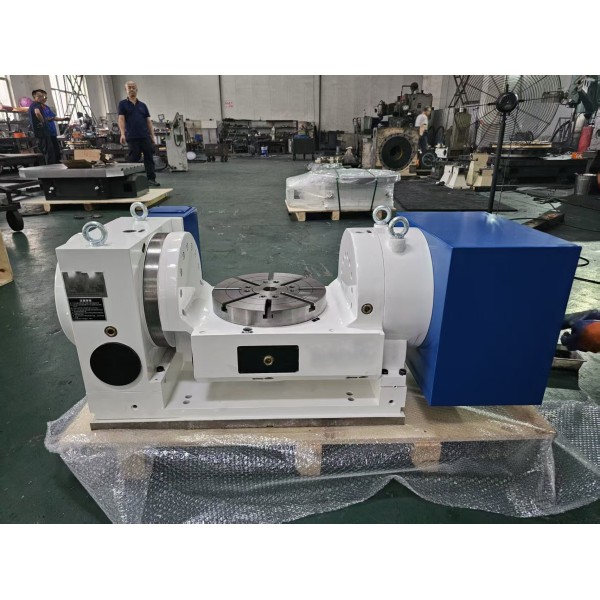 360 Degree Rotation Worm Gear Rotary Table H7 Tolerance Precision Servo Motor Drive