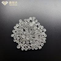 Diamantes poloneses ásperos crescidos laboratório de 1 laboratório do quilate HPHT Diamond White 0.5ct