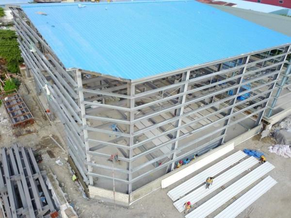 Construction préfabriquée de bâtiments de structures en acier