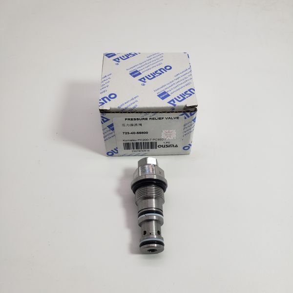 Excavator Pressure Relief Valve 723-40-56800 For KOMATSU PC200-7 PC300-7