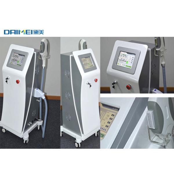 480nm/530nm/640nm E Light IPL Machine , Vertical Type IPL Laser Hair Removal Equipment