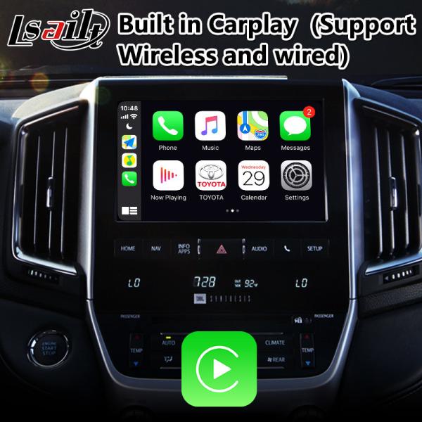Relação video de Android Carplay para o Toyota Land Cruiser LC200 VXR Sahara