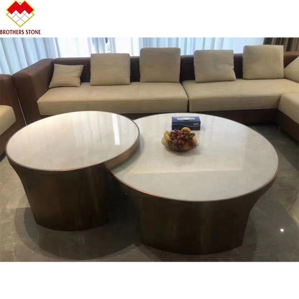 Backlit Royal White Onyx Marble Slab for Customizable Table Countertop and Wall Panel