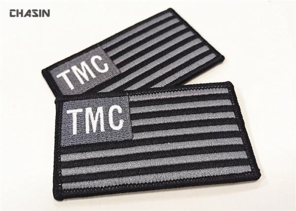 Os EUA feitos sob encomenda embandeiram o bordado militar do estilo remendam o gancho no braço uniforme