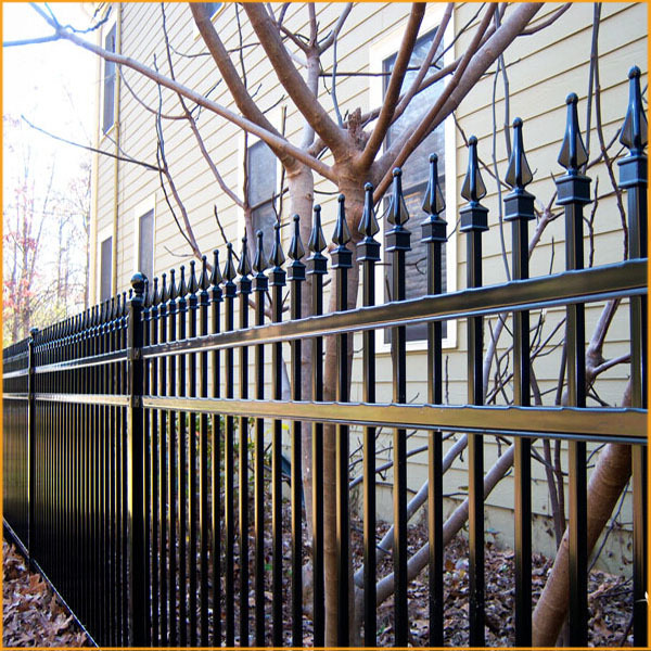 ornamental stainless steel garden fence design
